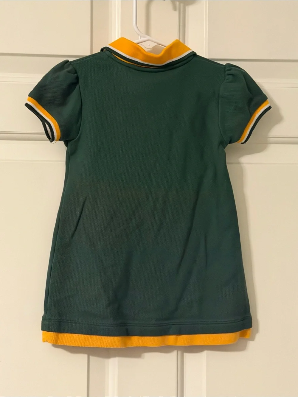 Green Bay Packers Green and Gold Girls' Polo Dress